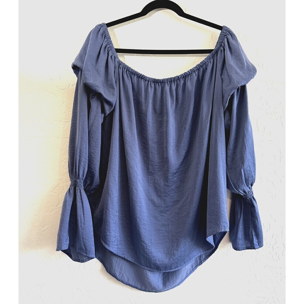 Belle & Sky Woman's‎ Puff Sleeve Blouse Size XL Casual Office Career Everyday